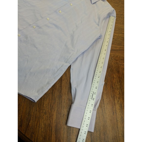 Brooks Brothers Regent 1818 Button Up Shirt Non Iron Cotton Size 16 Lavender - Picture 5 of 9